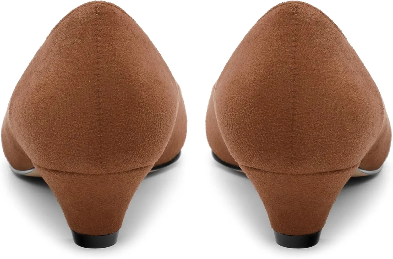 Low Heel Kitten Heel Shoes for Women. The Small Square Shaped Toe Cap is Classic and Fashionable, and They are Suitable for Various Occasions. 1.4 inches