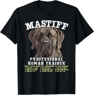 Mastiff Brindle Professional Human Trainer T-Shirt