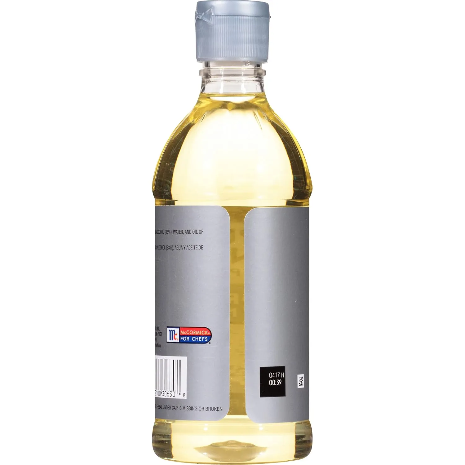 McCormick Culinary Pure Lemon Extract, 16 fl oz - One 16 Fluid Ounce Bottle of Lemon Flavoring Extract, Great for Subtle Lemony Flavors to Glazes and Fillings Such as Mousses and Custards