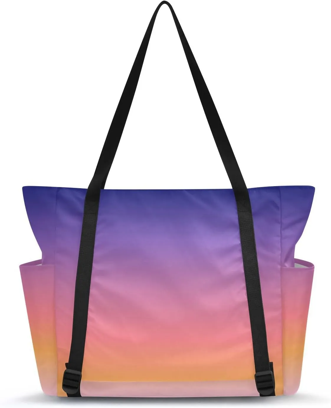 MCHIVER Sea Strike Gradient Yoga Bag for Women Yoga Mat Carrier Fits All Your Stuff Large Pilates Gym Bag