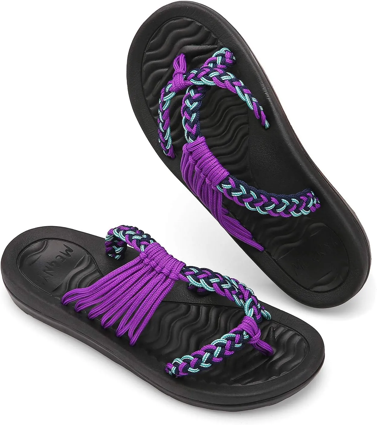 MEGNYA Women's flip Flops Sandals Arch Support, Comfortable Walking Sandals, Water Sandals Perfect for The Beach/Long Walks/Poolside