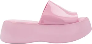 Melissa Becky Platform Slides for Women - Cushioned and Comfortable Chunky Platform Slip-On Sandals with Jelly Upper and Open Toe Design, Vegan