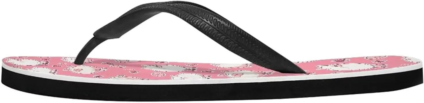 Men American Flag Flip Flop Sandal, Daisy Classic Thongs Sandals for Beach Men's Comfortable Flip Flops Sandals
