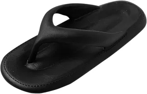 Men Flip Flops Summer New Pattern Indoor and Outdoor Fashionable Practical Beach Shoes Solid Color Flip Flop Mens 11