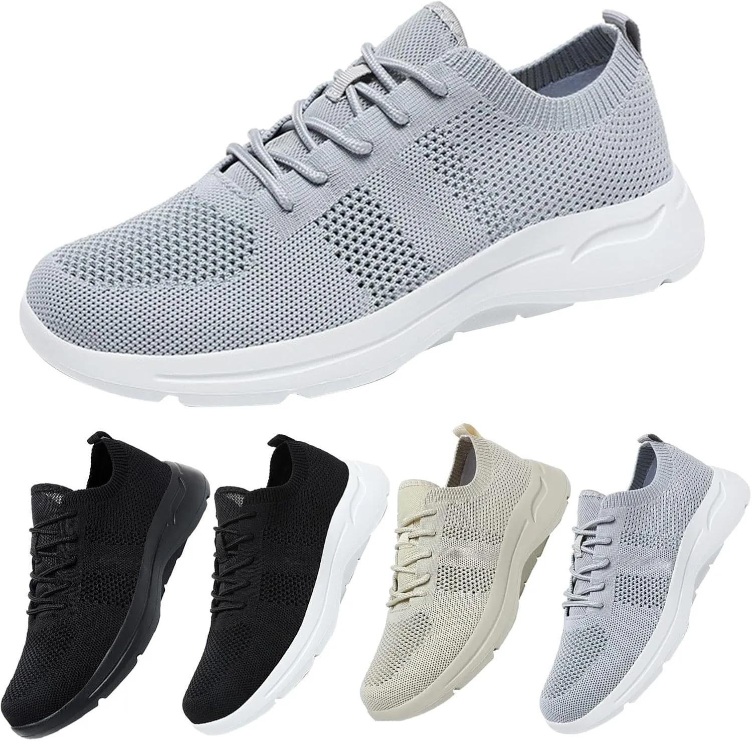 Men's Casual Dress Sneakers Oxfords Business Mesh Running Shoes for Women Casual Men Casual Dress Shoes Brown Sneakers Waterproof Tennis Shoe Trainers Shoe