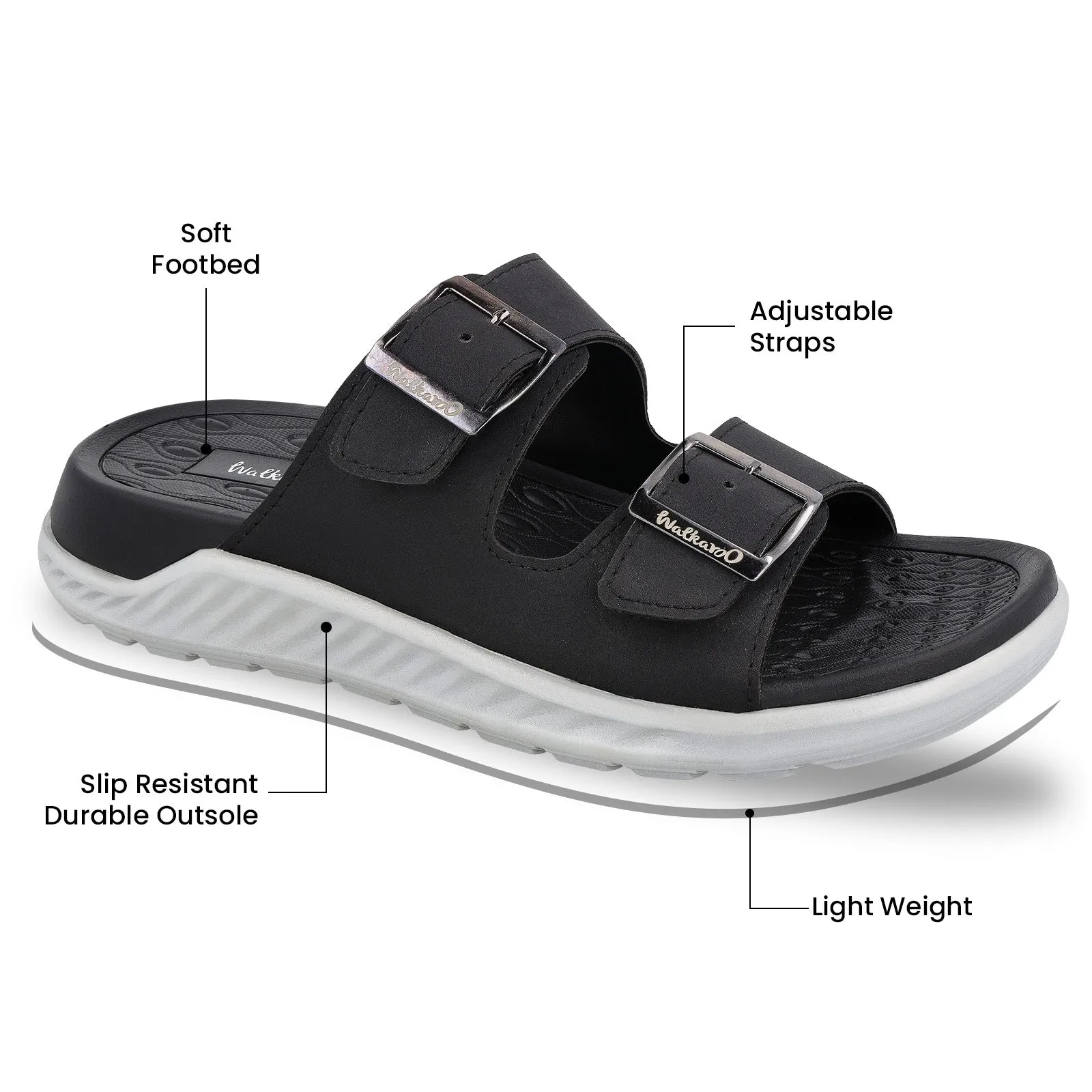 Men's Flip Flop Sandal - WC6600 Black