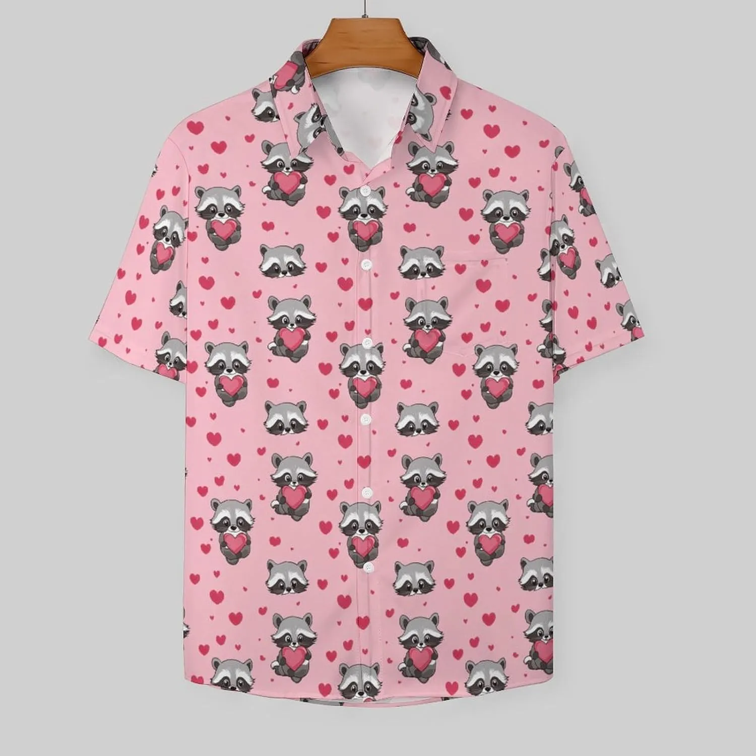 Mens Hawaiian Shirt Casual Button Down Short Sleeve Tropical Beach Holiday Aloha Party Shirt for Men Funny