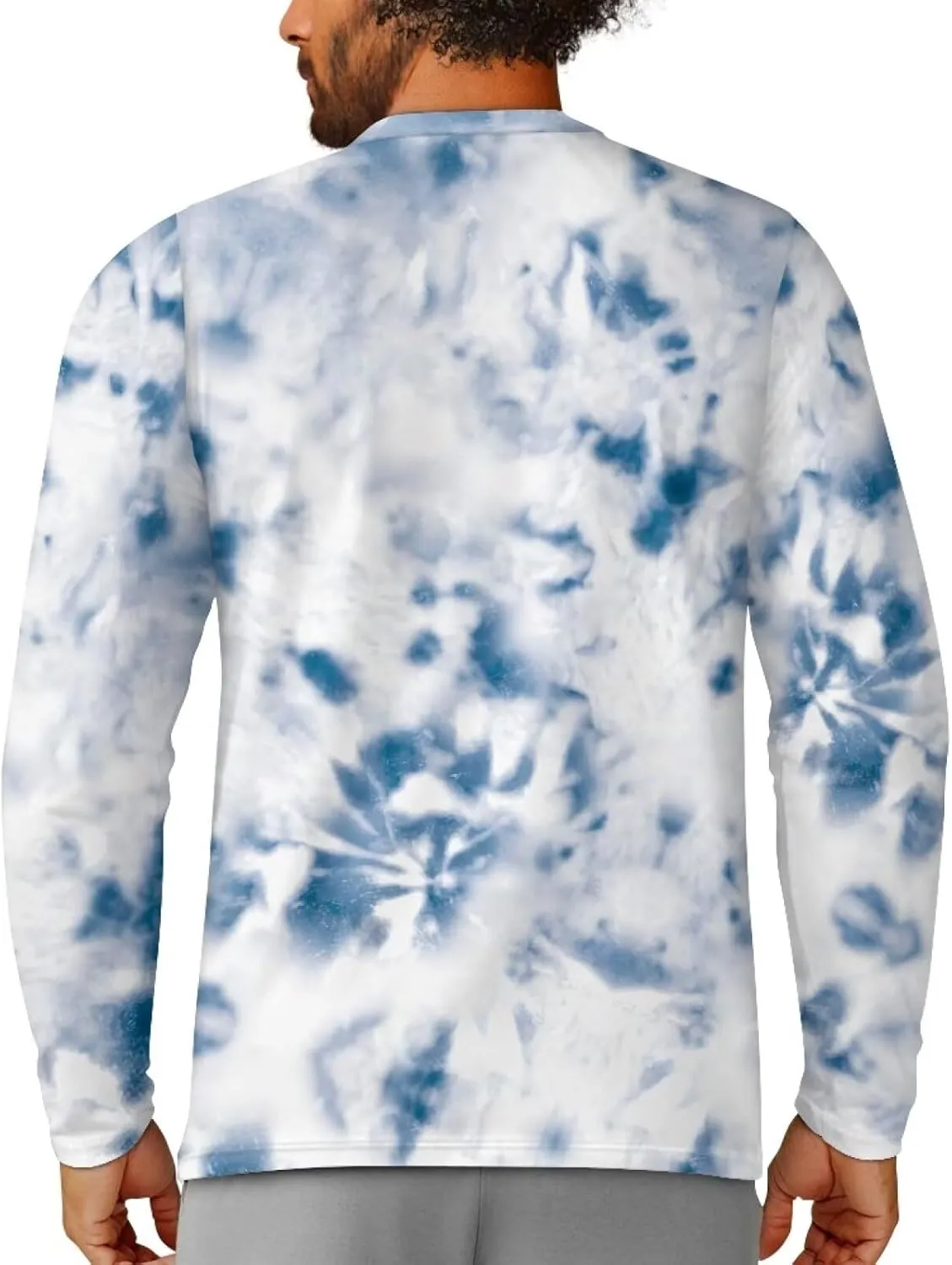 Men's Long Sleeve Tees T-Shirt Athletic Shirt for Men Casual Pullover Tops Quick Dry Casual Wear for Hiking Running