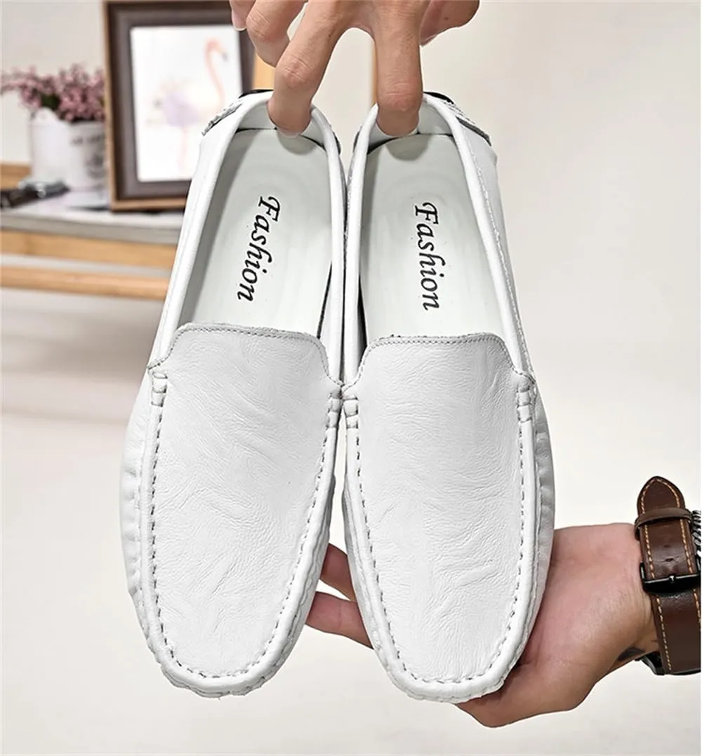 Men's Penny Loafers Moccasin Driving Shoes Slip On Soft Flats Boat Shoes
