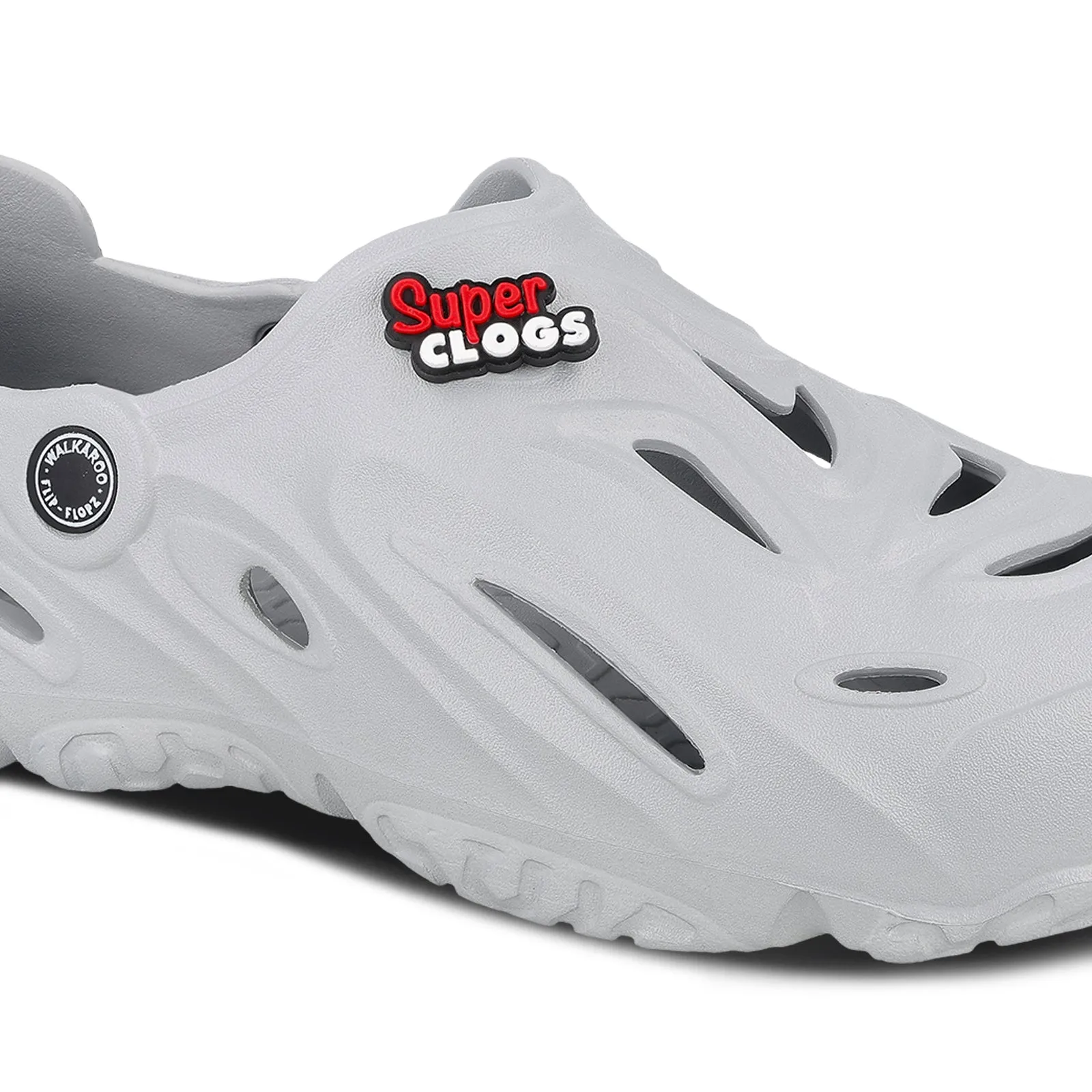 Men's Superclogs  - WC8765 Light Grey