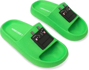 Minecraft Boys Sliders or Flip Flops for Beach and Pool - Boys Gifts