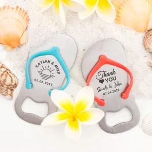 Mini Wedding Thong (Flip Flop / Jandal) Bottle Opener