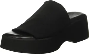 Minshluu Womens Wedge SIides Sandals Platform Open Toe Slip On Elastic Band Wedges Shoes
