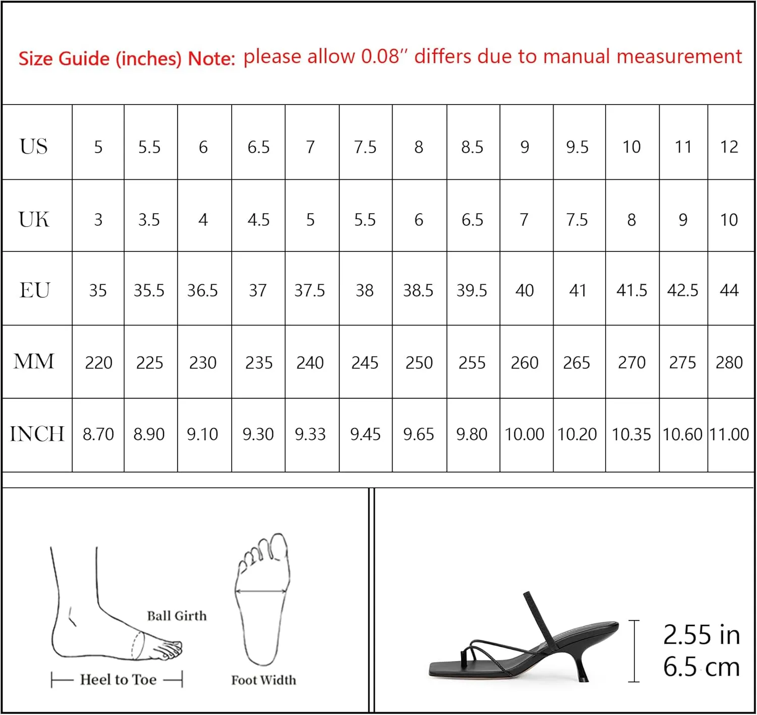 Modatope Flip Flops Sandals for Womens Kitten Heels Square Open Toe Slip on Strappy Comfort Dress Party Shoes