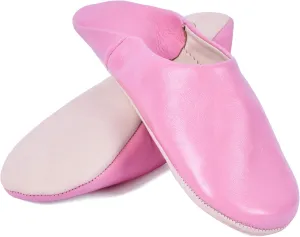 Moroccan Leather Slippers for Men & Women – Handmade Unisex Indoor House Shoes, Genuine Leather, Non-Slip Sole, Soft Lining, Comfortable Slip-On Mules for Home, Bedroom & Living Room