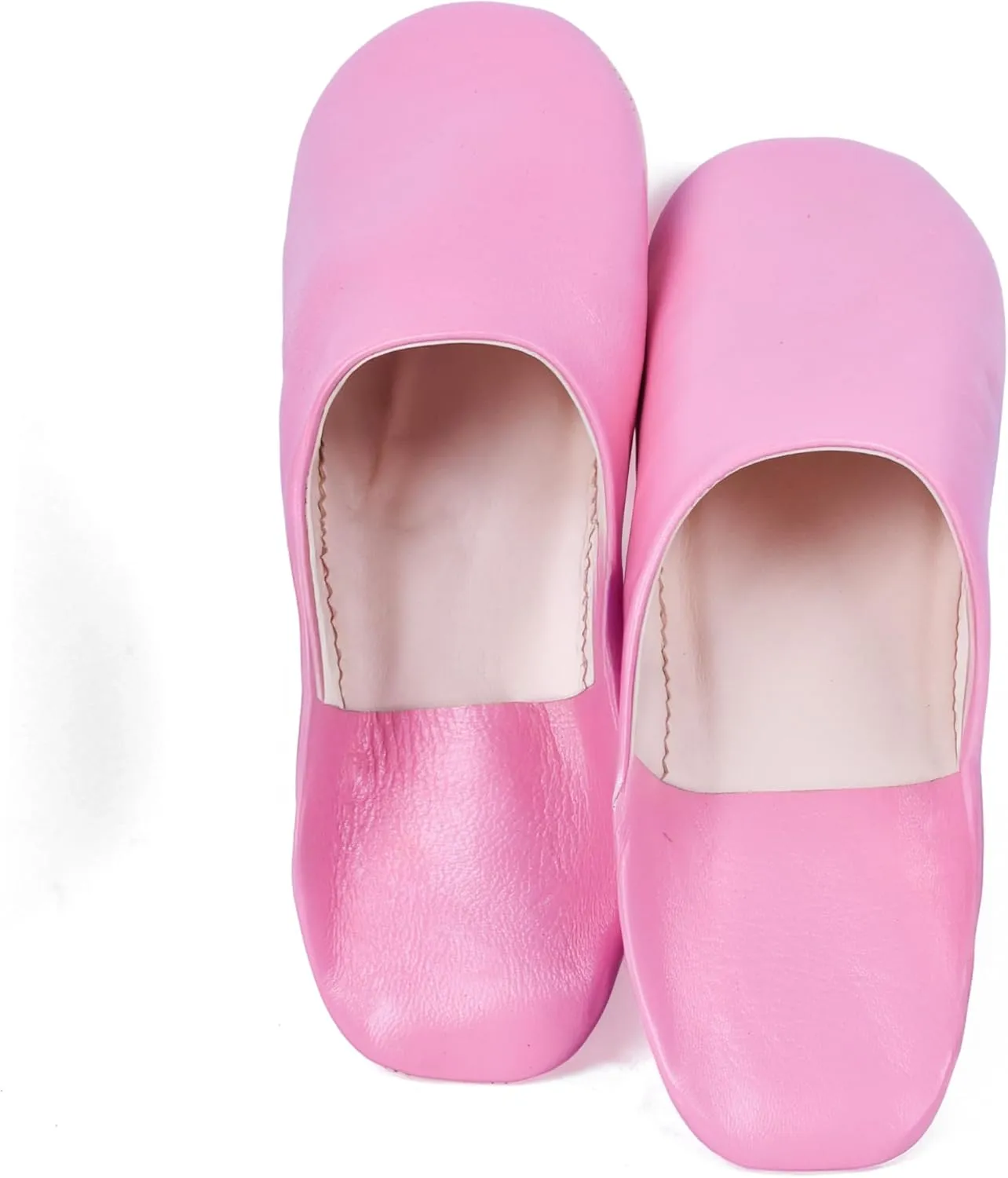 Moroccan Leather Slippers for Men & Women – Handmade Unisex Indoor House Shoes, Genuine Leather, Non-Slip Sole, Soft Lining, Comfortable Slip-On Mules for Home, Bedroom & Living Room