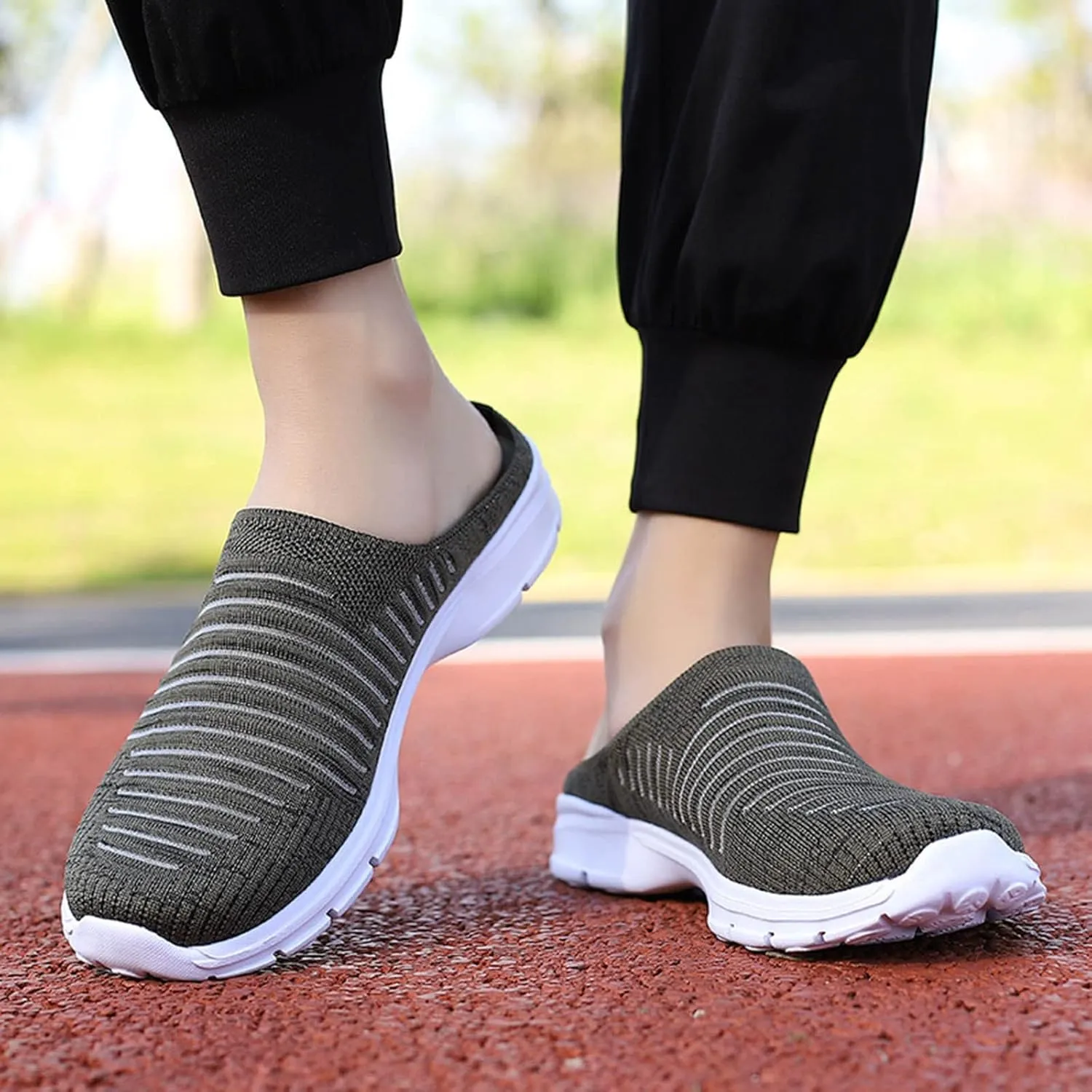 Mules for Women 2025 Backless Walking Sneakers Slip On Shoes Women Boots Shoes Casual Shoes Sneakers Steel Toe Tennis Shoe Loafers Casual Slip On