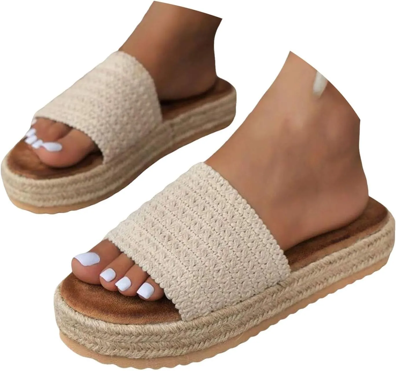 Mules for Women Wedge Sandals Comfortable Dressy Summer Closed Toe Casual Slip On Shoes with Adjustable Hook Loop Alicegana Comfort on Walking Orthopedic Low Heel Sandal Mule Slippers Clogs