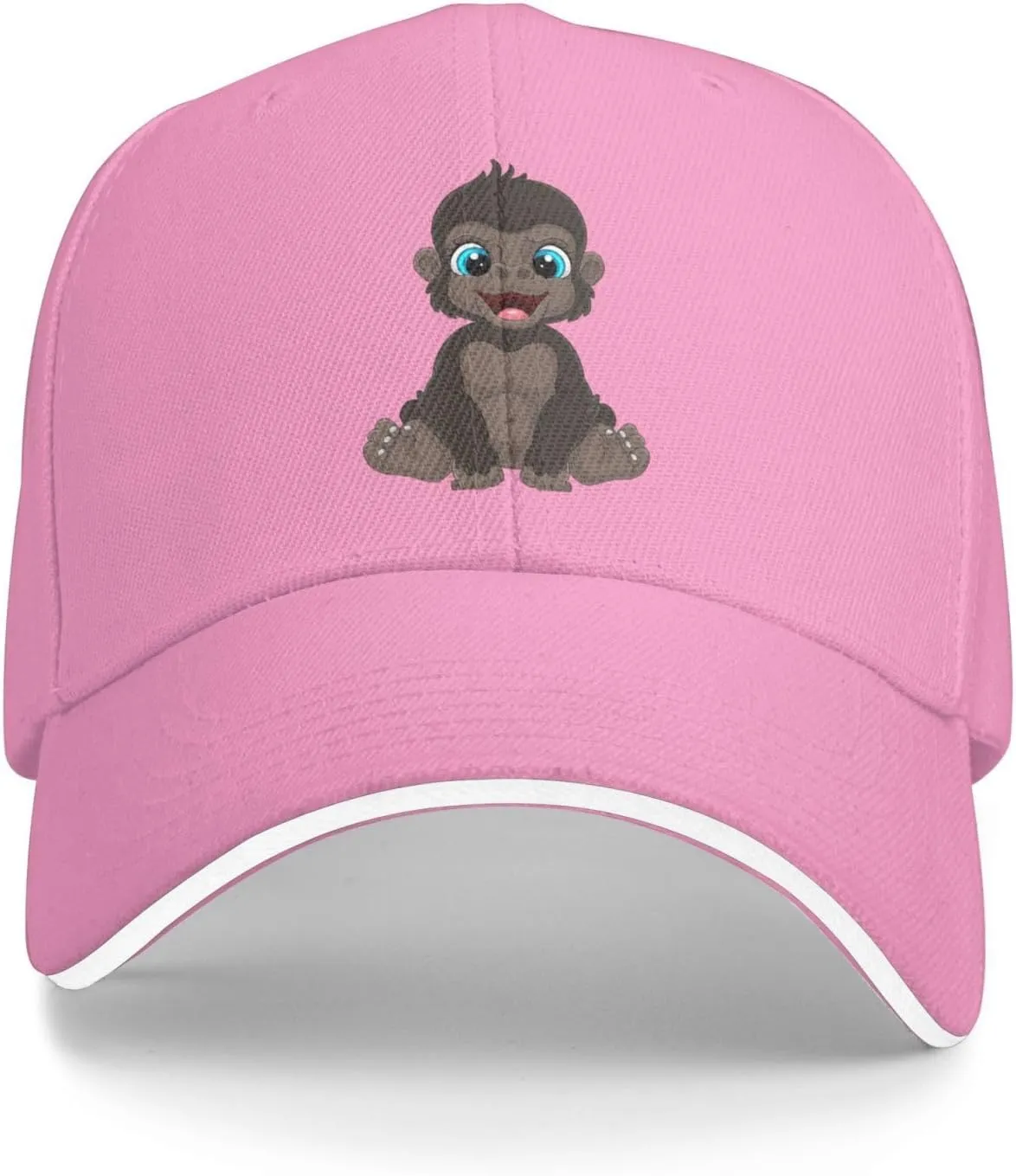Naughty Little Monkey Baseball Cap for Men Women Hat Adjustable Trucker Caps Ball Cap