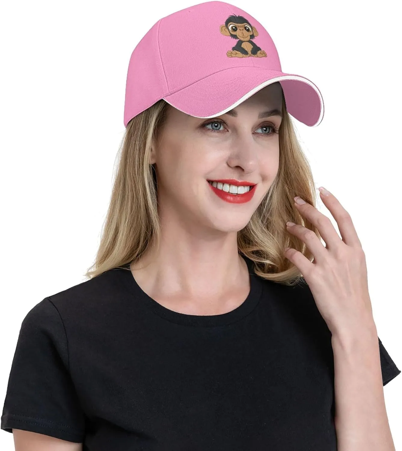Naughty Monkey Baseball Cap for Men Women Hat Adjustable Trucker Caps Ball Cap