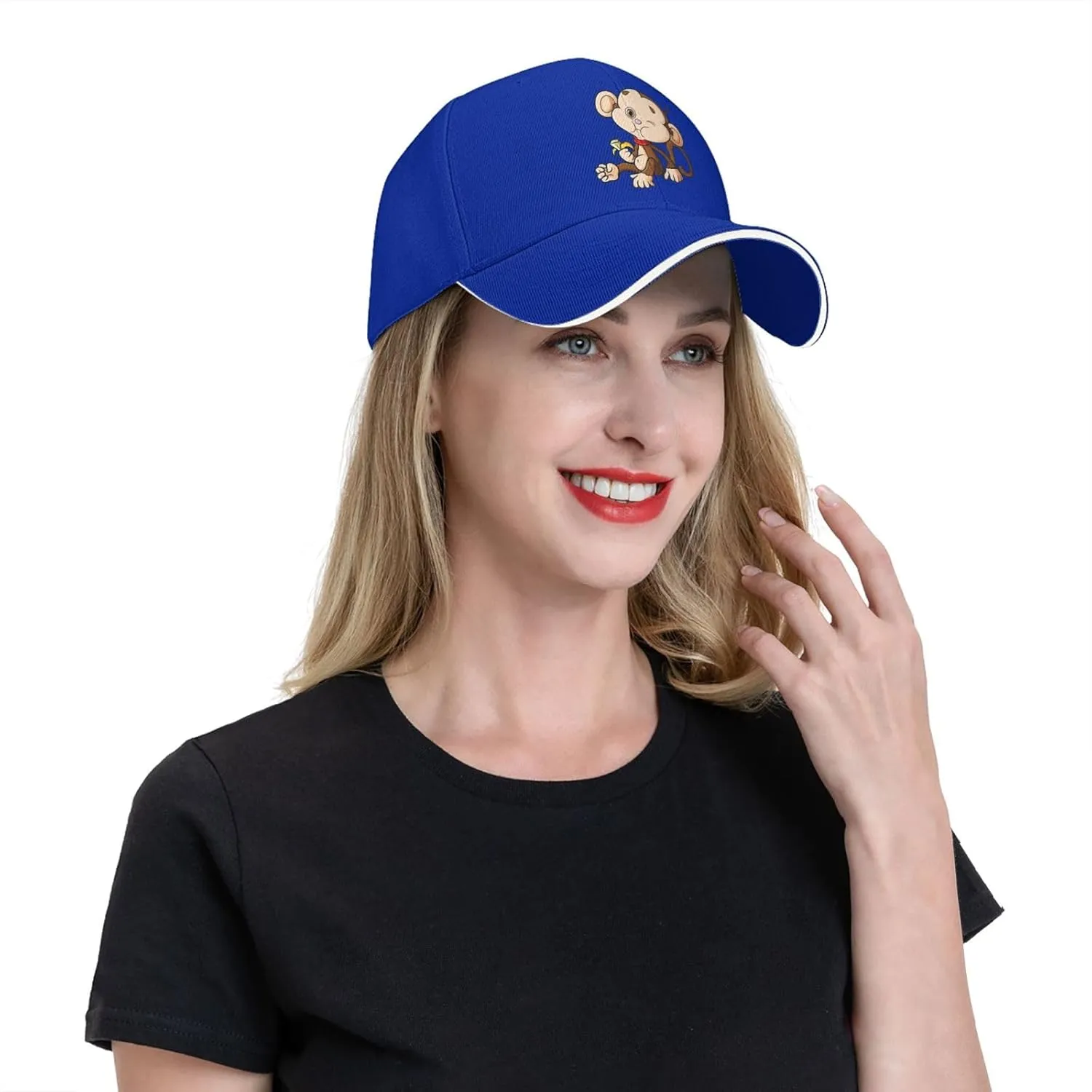 Naughty Monkey Baseball Cap for Men Women Hat Adjustable Trucker Caps Ball Cap