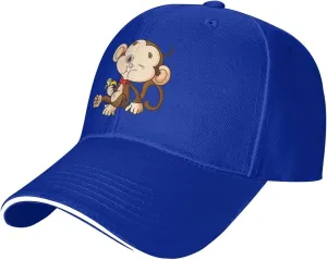 Naughty Monkey Baseball Cap for Men Women Hat Adjustable Trucker Caps Ball Cap