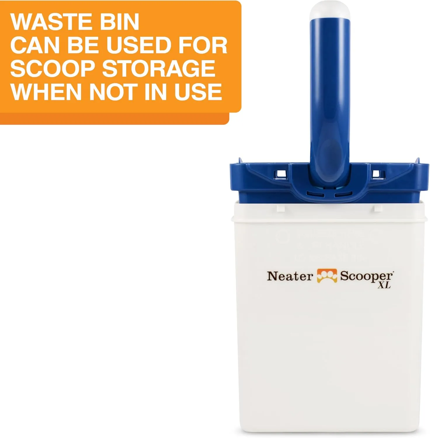 Neater Pets Neater Scooper XL Cat Litter Scoop, 195 Refill Bags – Extra-Large Capacity Mess-Free Cat Litter Scooper with Bag for Large & Multiple Cats, Spill-Proof Litter Box Scooper with Scoop Holder