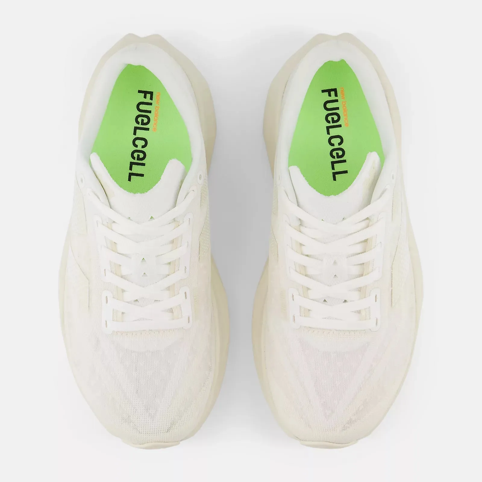 NEW Women's NEW BALANCE FUELCELL REBEL V4 White Linen Sea Salt MESH Shoes AUTHENTIC IN BOX