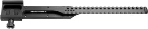Nightforce Spotting Scope Rail Accessory Platform (s-Rap) with 20-Slot M1913 Picatinny Rail for Thermal & NV Optics Mounting - Compatible with Configurable Field Spotting Scope (CFS) 6-36x50mm F1