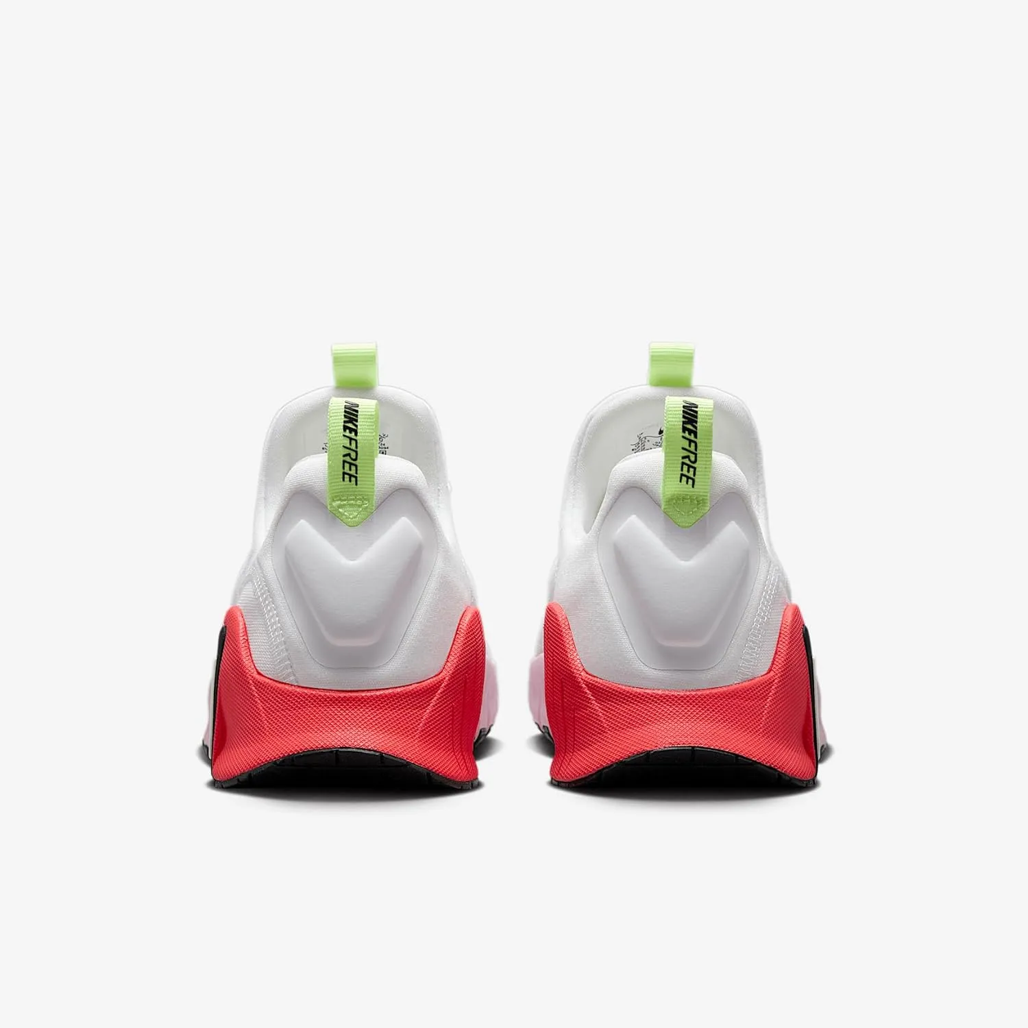 Nike Free Metcon 6 Women's Workout Shoes (IB4526-100, White/Barely Volt/Bright Crimson/Pink Foam)