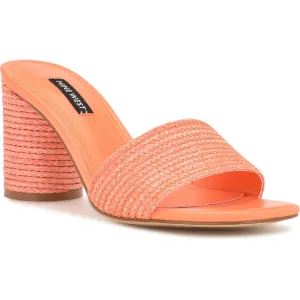 Nine West Womens MAPELI2 Laceless Woven Mule Sandals
