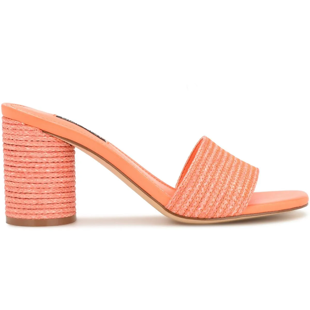 Nine West Womens MAPELI2 Laceless Woven Mule Sandals