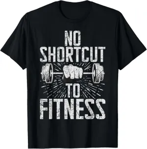 No Shortcut to Fitness Personal Trainer T-Shirt