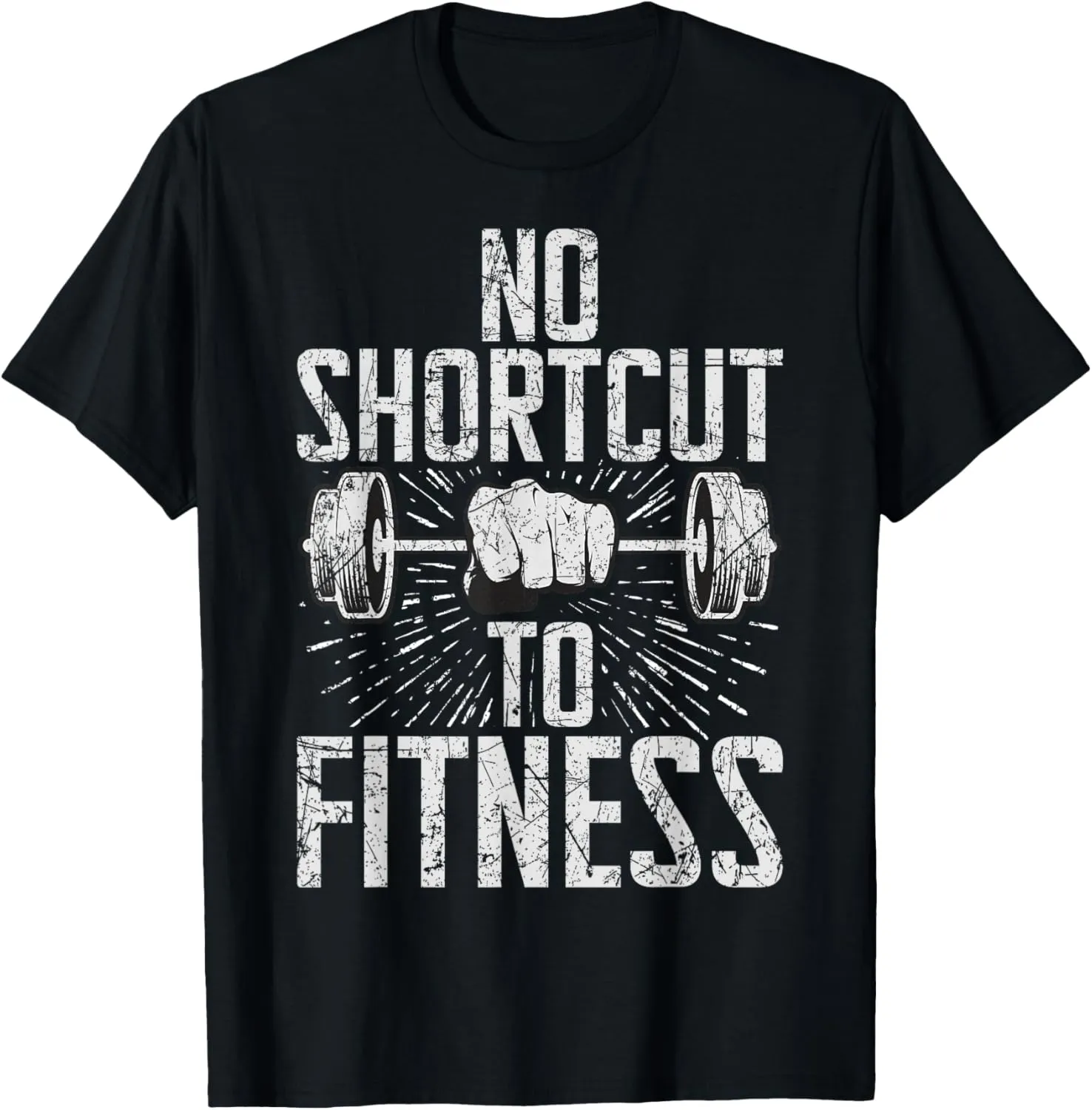 No Shortcut to Fitness Personal Trainer T-Shirt