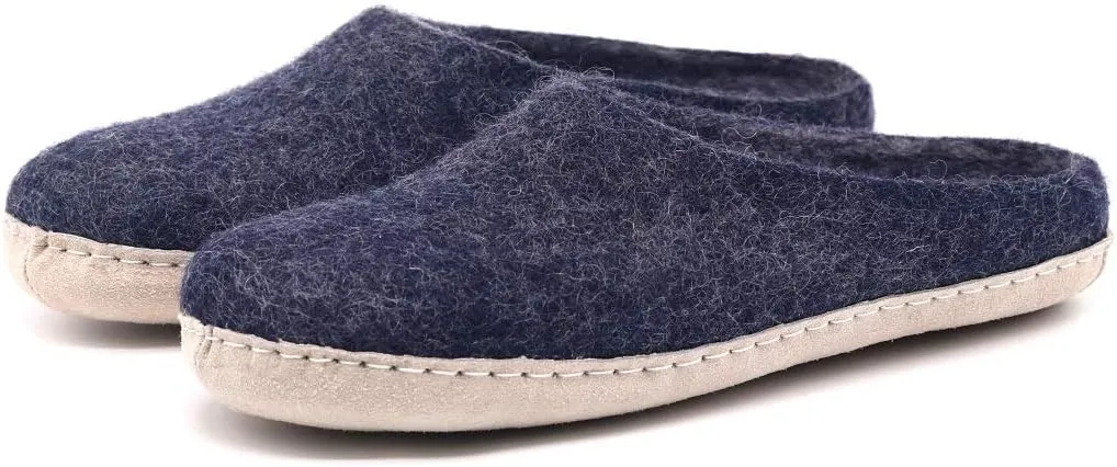 Nootkas Men's Felted Merino Wool 'Astoria' Mule House Slipper