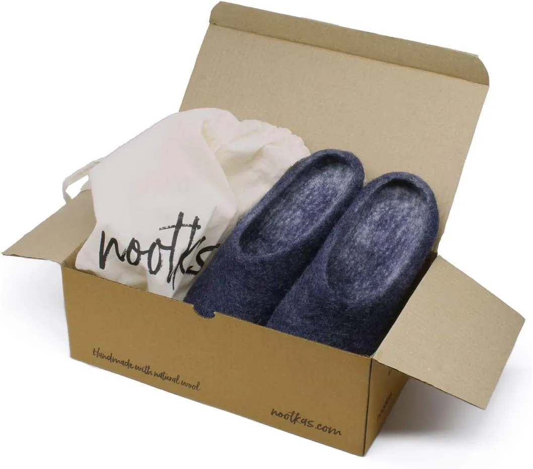Nootkas Men's Felted Merino Wool 'Astoria' Mule House Slipper