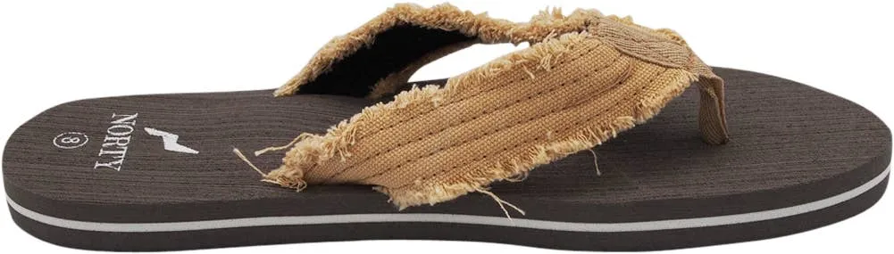 NORTY Men's Lightweight Canvas  Sandal - 40572 - Tan