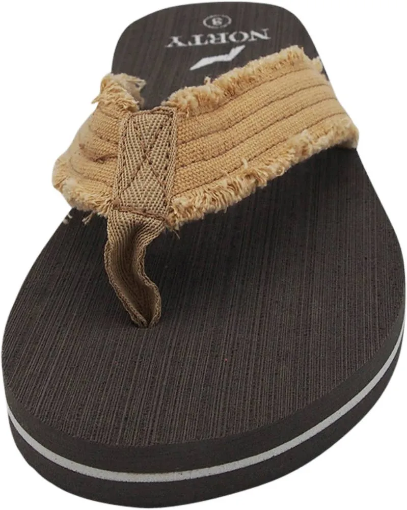 NORTY Men's Lightweight Canvas  Sandal - 40572 - Tan