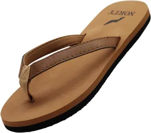 NORTY - Womens Platform Flip Flop Thong Sandal - Runs 1 Size Small