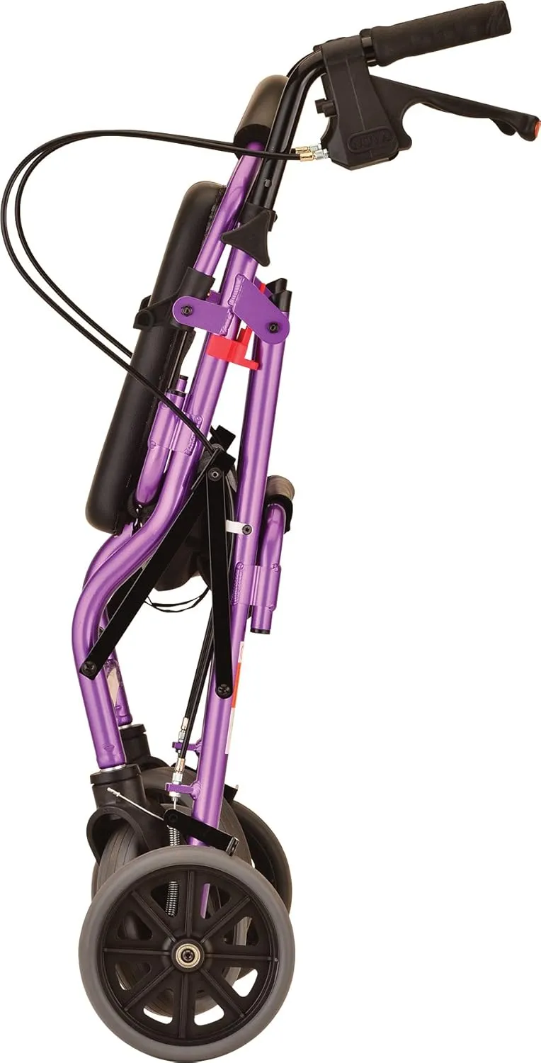 NOVA Medical Products Zoom Rollator Walker, Purple, 20 Inch