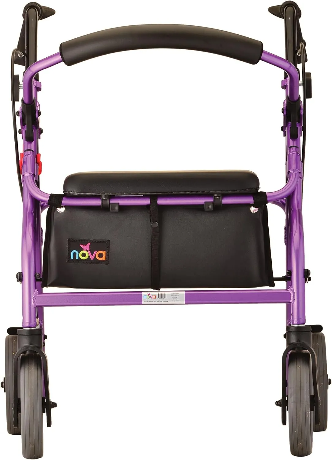 NOVA Medical Products Zoom Rollator Walker, Purple, 20 Inch