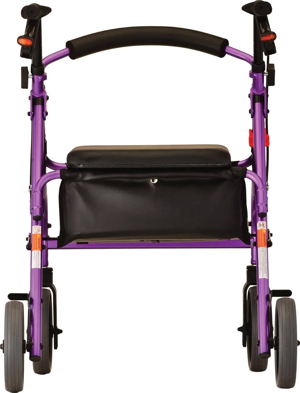 NOVA Medical Products Zoom Rollator Walker, Purple, 20 Inch