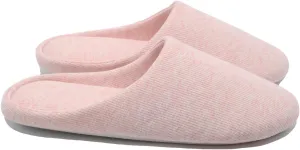 ofoot Women's Non-Slip House Slippers - Lightweight Cotton Memory Foam Indoor Slip-On, Machine Washable & Foldable Travel Design for Home, Yoga, Narrow/Wide Fit Options