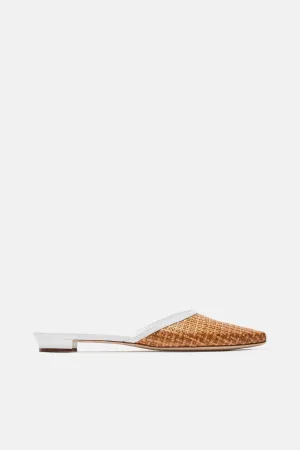 Okaya Mule - Tan Raffia