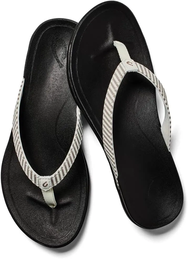 OLUKAI Ho'opio Women's Beach Sandals, Quick-Dry Flip-Flop Slides, Clean & Minimal Aesthetic, Water Resistant & Enhanced Traction, All-Day Comfort
