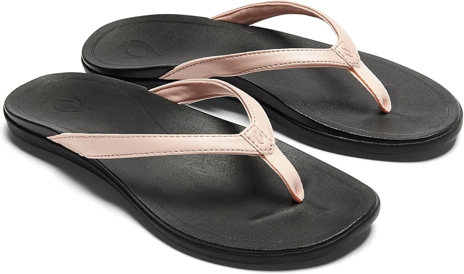 OLUKAI Ho'opio Women's Beach Sandals, Quick-Dry Flip-Flop Slides, Clean & Minimal Aesthetic, Water Resistant & Enhanced Traction, All-Day Comfort