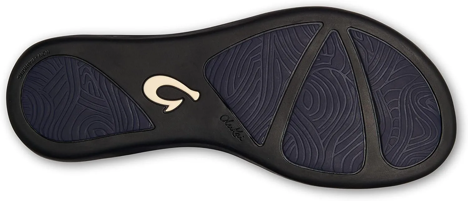 OLUKAI Ho'opio Women's Beach Sandals, Quick-Dry Flip-Flop Slides, Clean & Minimal Aesthetic, Water Resistant & Enhanced Traction, All-Day Comfort