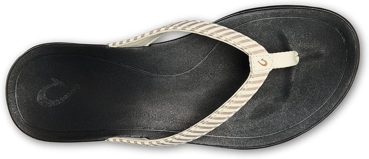 OLUKAI Ho'opio Women's Beach Sandals, Quick-Dry Flip-Flop Slides, Clean & Minimal Aesthetic, Water Resistant & Enhanced Traction, All-Day Comfort