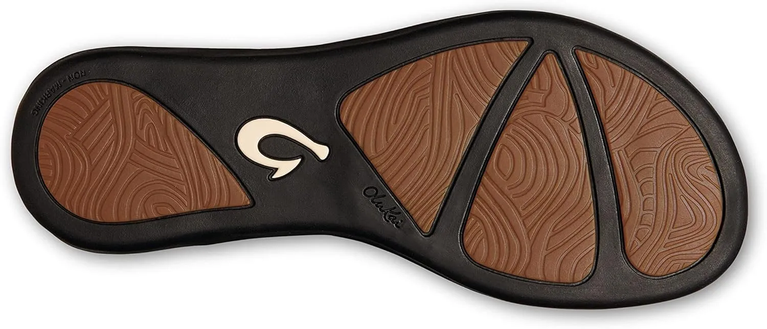 OLUKAI Ho'opio Women's Beach Sandals, Quick-Dry Flip-Flop Slides, Clean & Minimal Aesthetic, Water Resistant & Enhanced Traction, All-Day Comfort