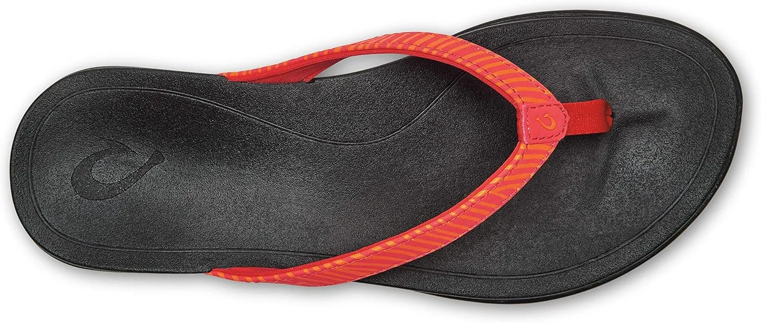 OLUKAI Ho'opio Women's Beach Sandals, Quick-Dry Flip-Flop Slides, Clean & Minimal Aesthetic, Water Resistant & Enhanced Traction, All-Day Comfort